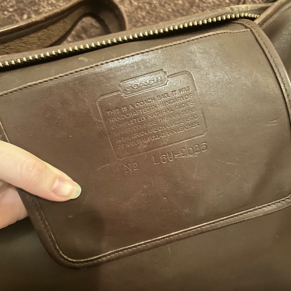 Vintage Coach Brown Bucket Bag - Picture 5 of 8